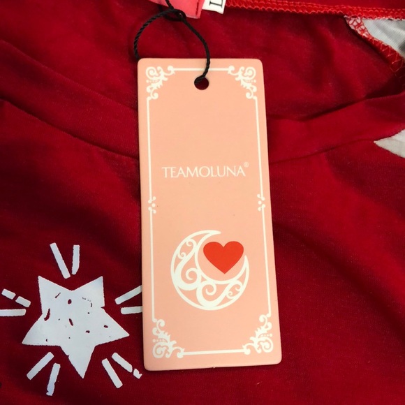NWT Teamoluna Christmas Long Sleeve Tee Shirt - Picture 5 of 6